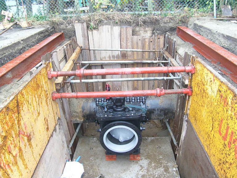 市道西那須野下石上線 配水管移設工事イメージ