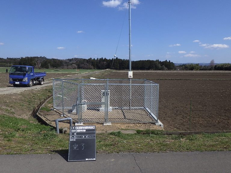 令和元年度農地耕作条件改善事業宇田川地区揚水機工事工事写真