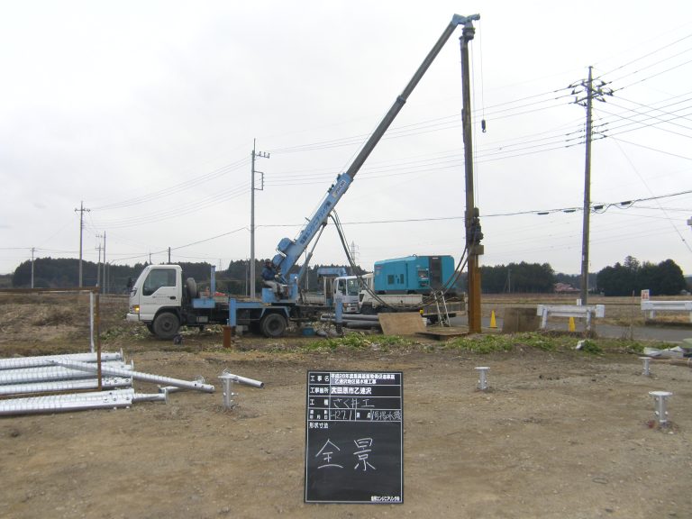 平成２６年度農業基盤整備促進事業乙連沢地区揚水機工事イメージ